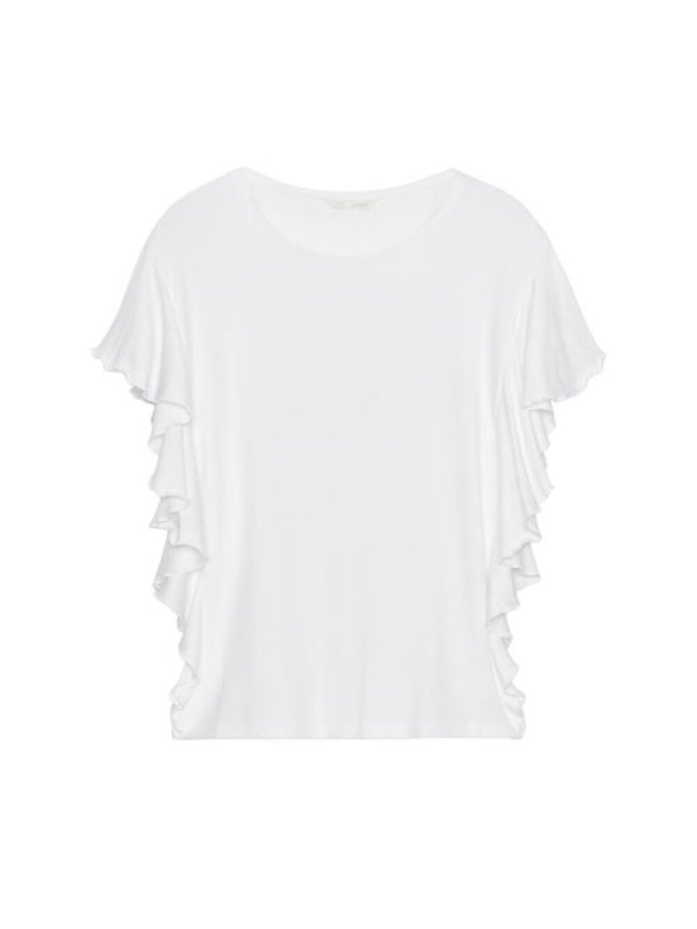 Ruffled Sleeve T-shirt